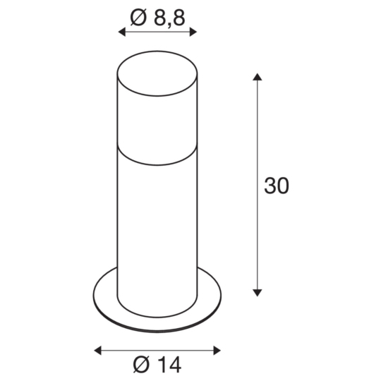 Dimensioned drawing