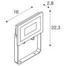 Dimensioned drawing