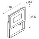 Dimensioned drawing