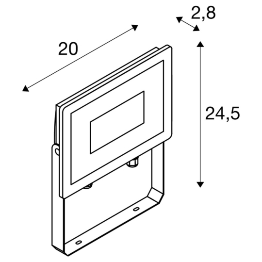 Dimensioned drawing