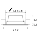 Dimensioned drawing