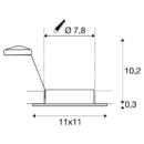 Dimensioned drawing