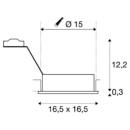 Dimensioned drawing