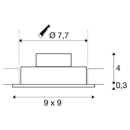 Dimensioned drawing