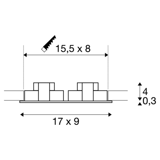 Dimensioned drawing