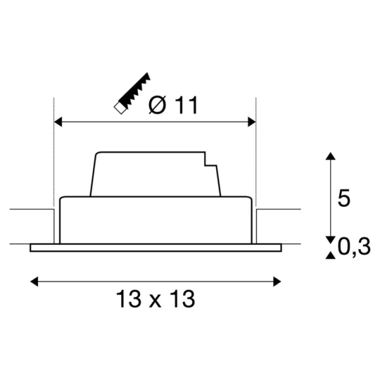 Dimensioned drawing