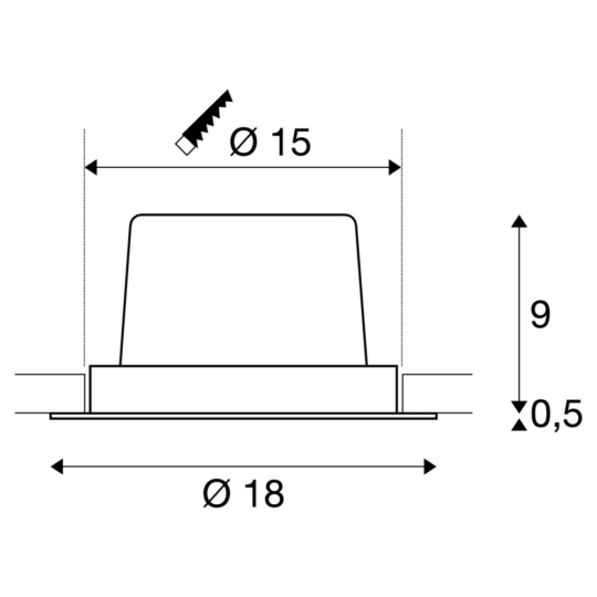 Dimensioned drawing