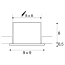 Dimensioned drawing