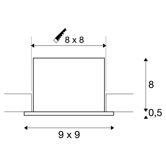 Dimensioned drawing
