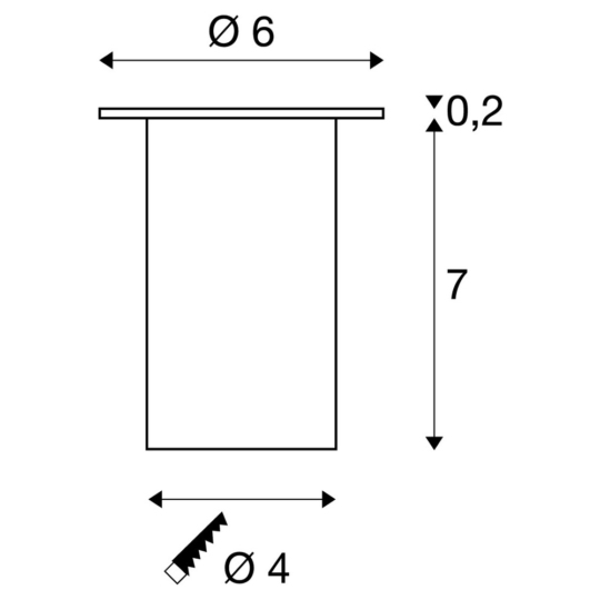 Dimensioned drawing