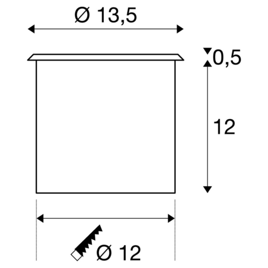 Dimensioned drawing