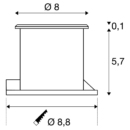 Dimensioned drawing